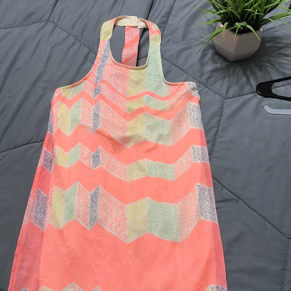 Multi color short dress